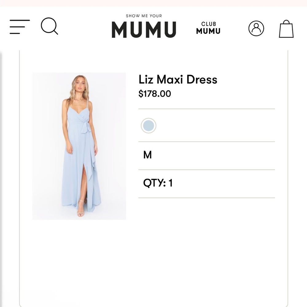 Steel Blue Spaghetti Strap Maxi Dress